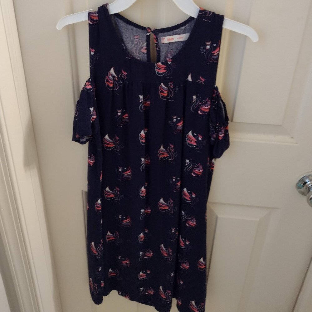 Girls 12 cold shoulder dress - Gemo Kids